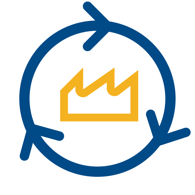 Supply chain icon