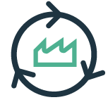 Supply chain icon